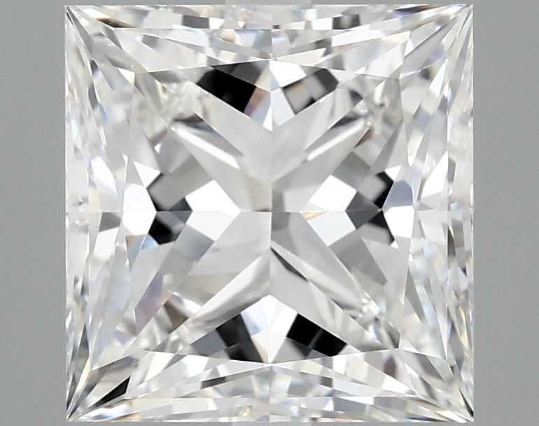 3.92 ct. princess Lab Grown Diamond front image