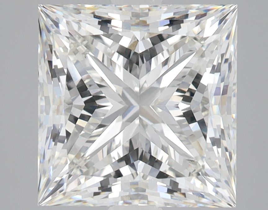 4.42 ct. princess Lab Grown Diamond front image