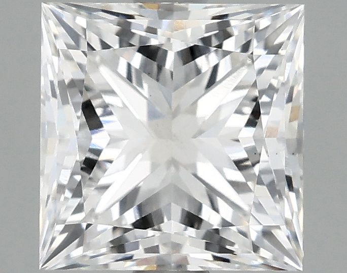2.10 ct. princess Lab Grown Diamond front image