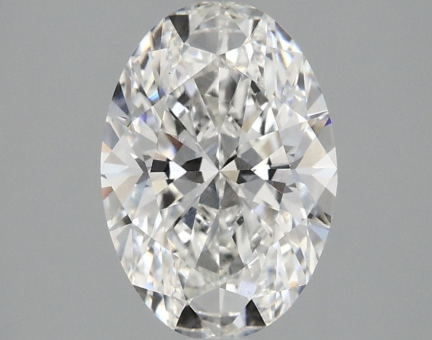 2.10 ct. oval Lab Grown Diamond front image