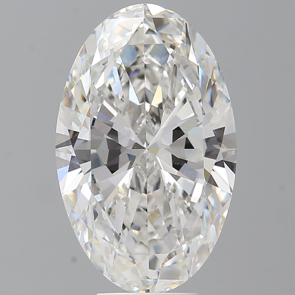 7.09 ct. oval Lab Grown Diamond front image