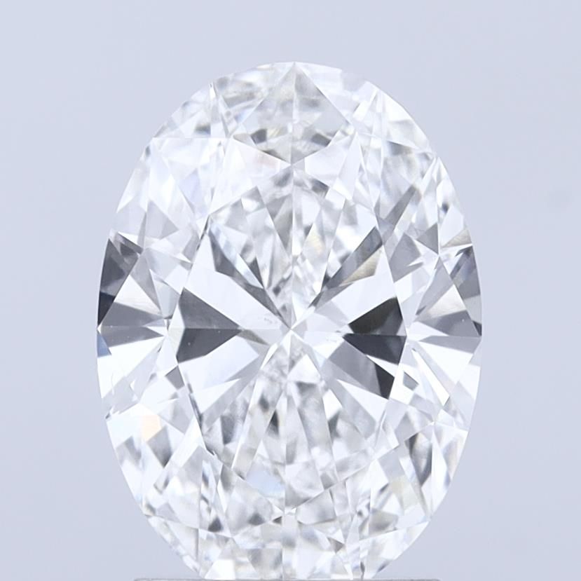 2.08 ct. oval Lab Grown Diamond front image