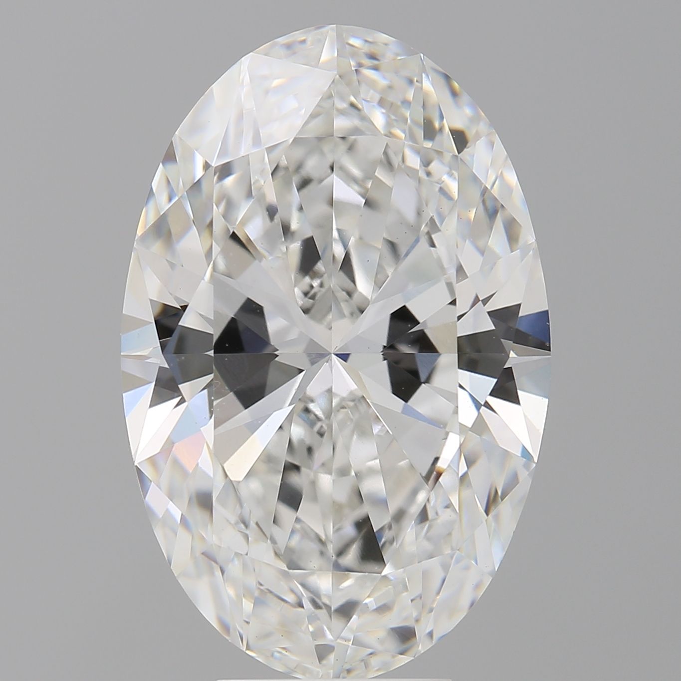 7.55 ct. oval Lab Grown Diamond front image