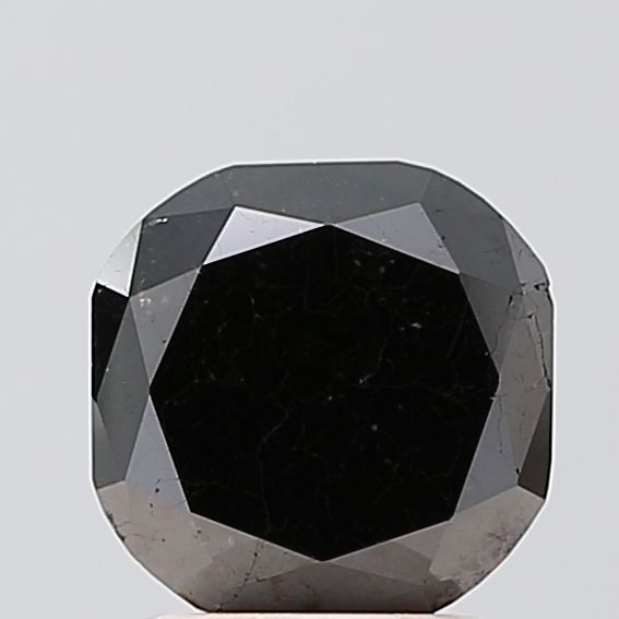 1.87 Carat Cushion brilliant Diamond Black VS1