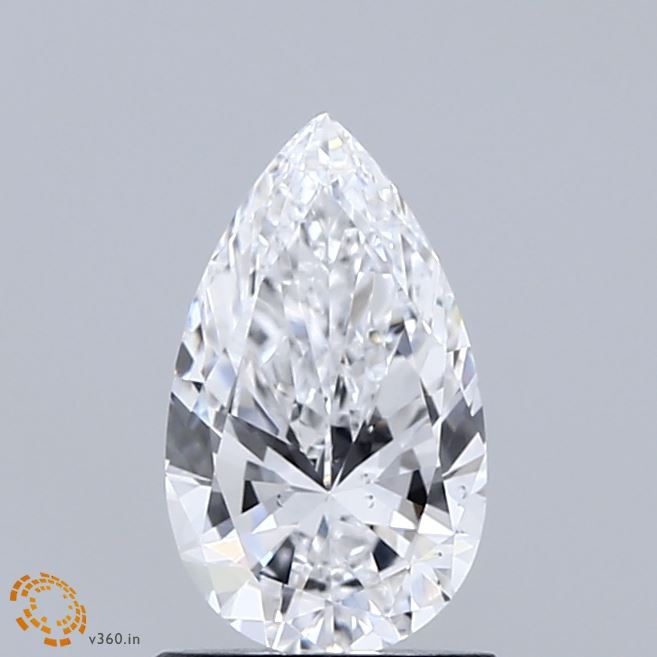 1 ct lab-grown Pear Diamond