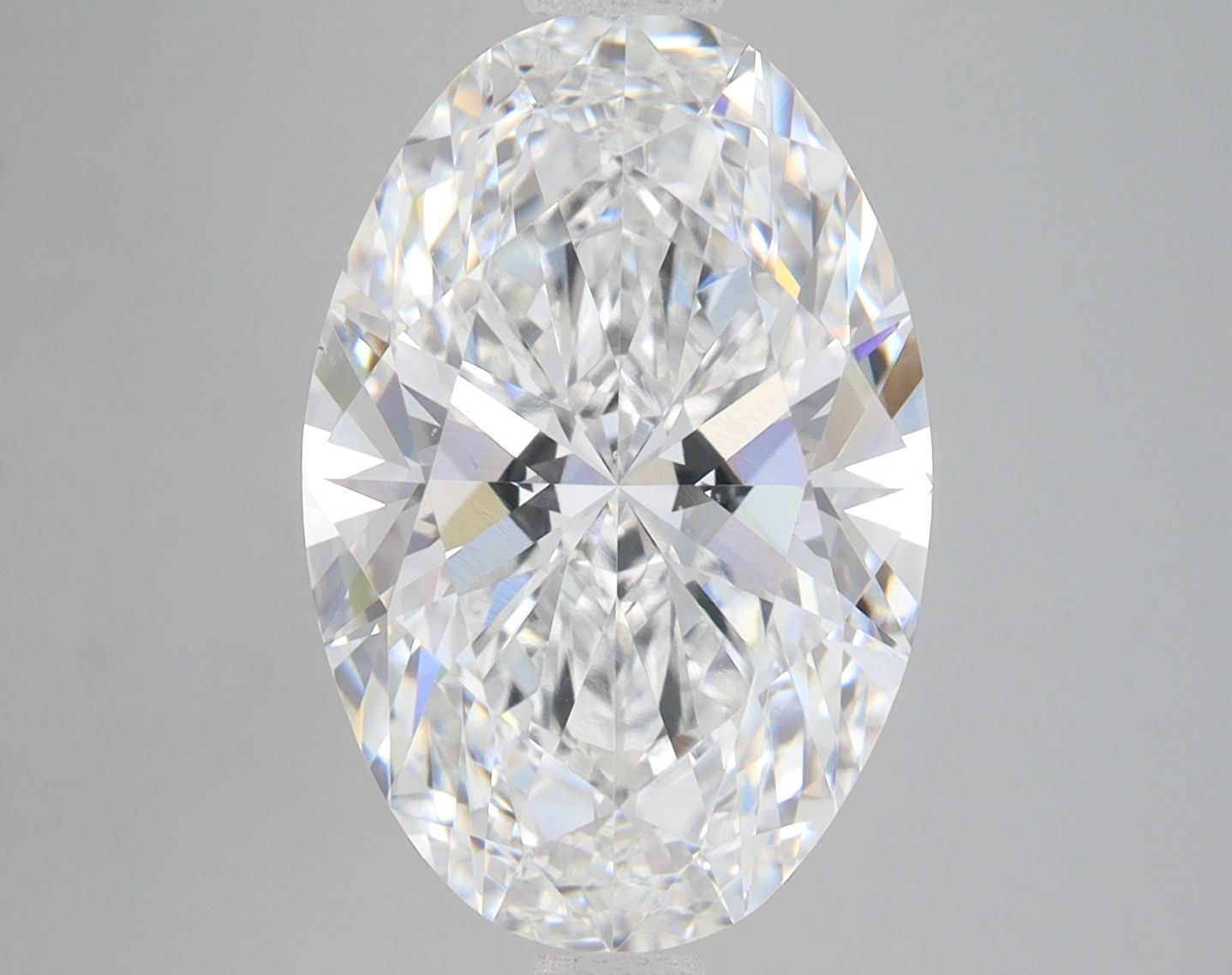 6.09 ct. oval Lab Grown Diamond front image