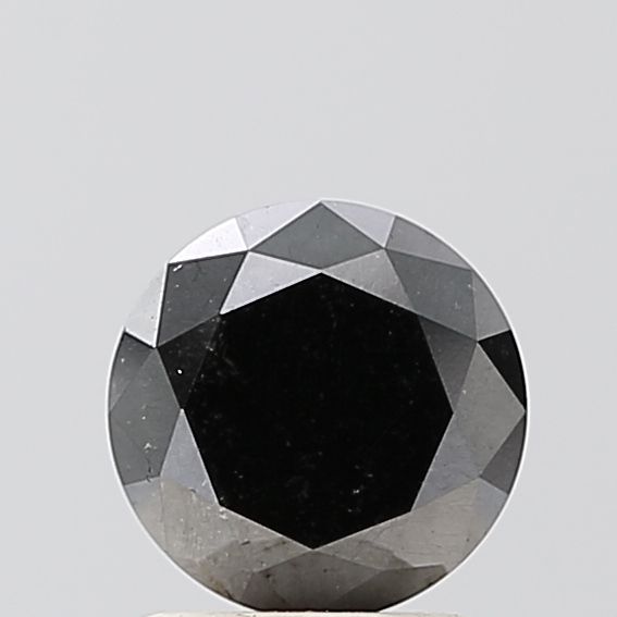 1.64 Carat Round Diamond Black VVS2