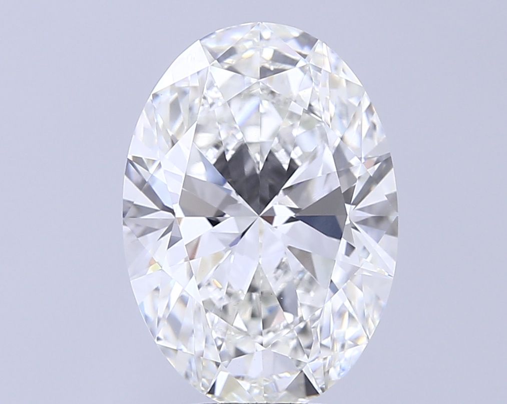 5.06 ct. oval Lab Grown Diamond front image