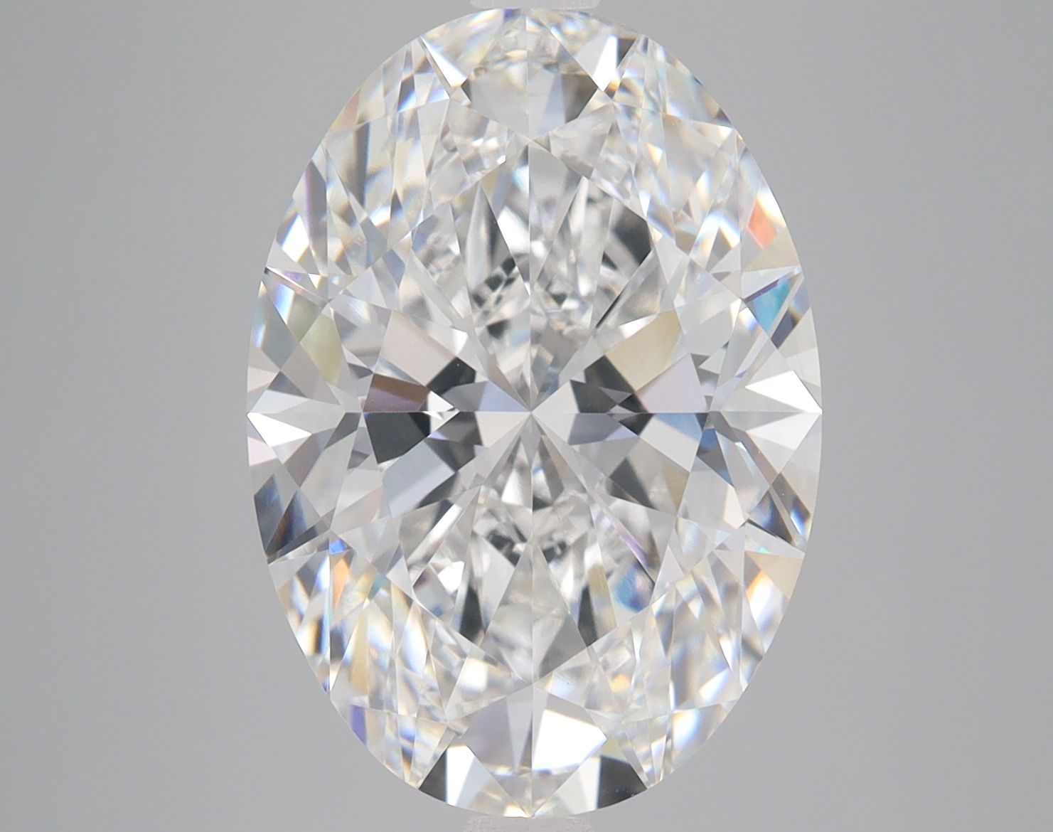 7.80 ct. oval Lab Grown Diamond front image