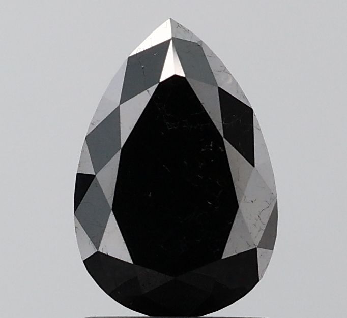 1.8 Carat Pear Diamond Black VS1