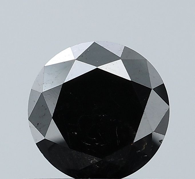 0.61 Carat Round Diamond Black VS1