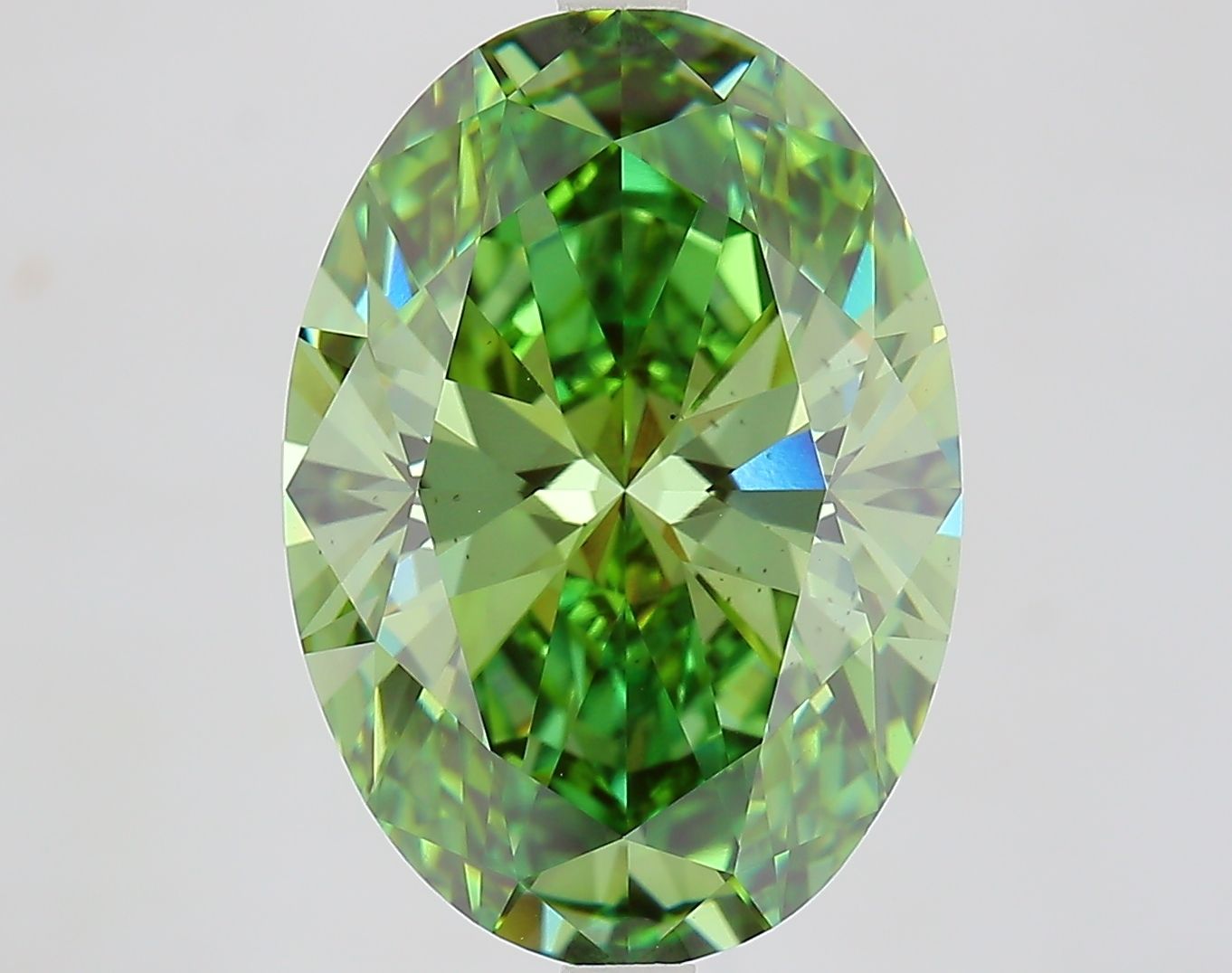 7.49 ct. oval Lab Grown Diamond front image