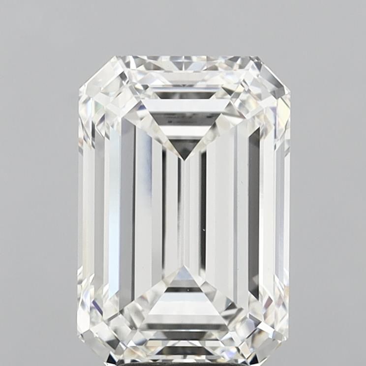 6.10 ct. emerald Lab Grown Diamond front image