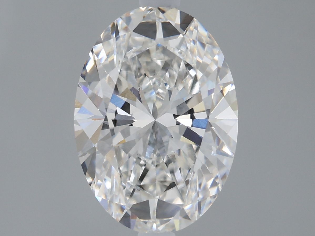 2.10 ct. oval Lab Grown Diamond front image