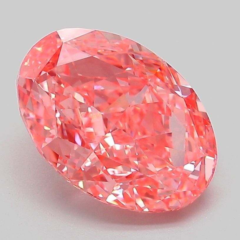 3.06 ct. oval Lab Grown Diamond front image