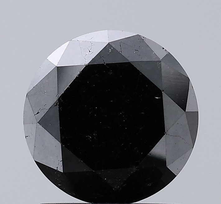 1.87 Carat Round Diamond Black VS2