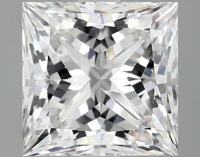 2.10 ct. princess Lab Grown Diamond front image
