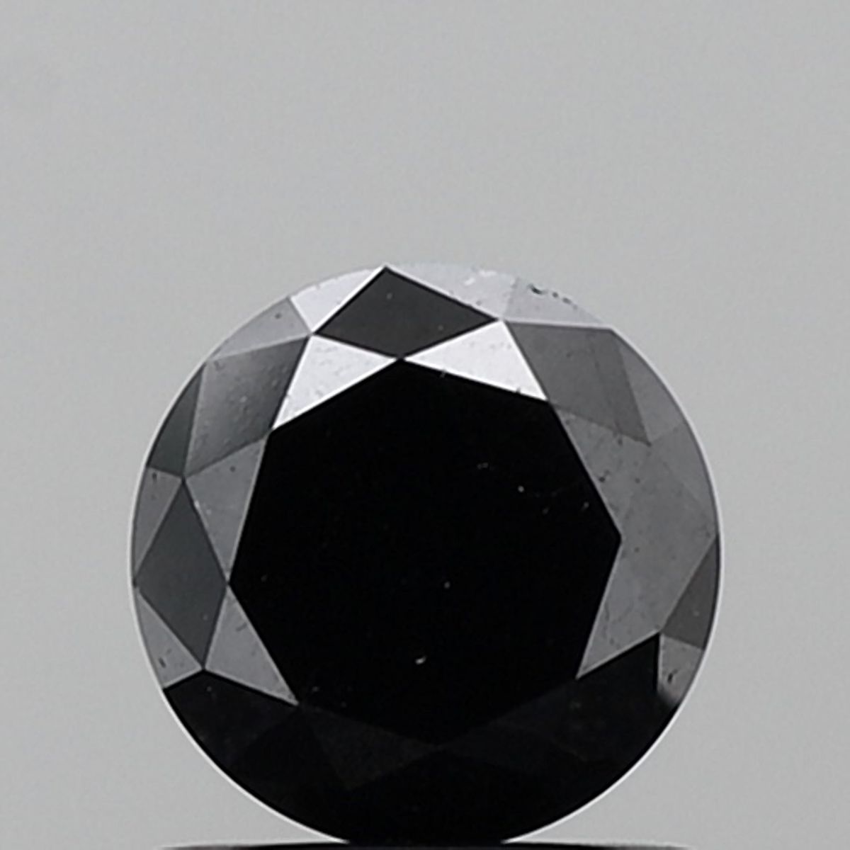 1.29 Carat Round Diamond Fancy Black VVS2