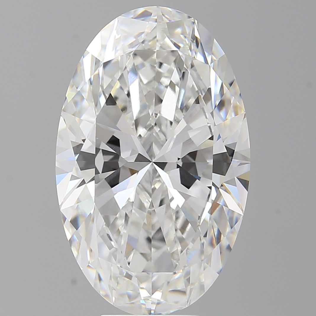 9.60 ct. oval Lab Grown Diamond front image