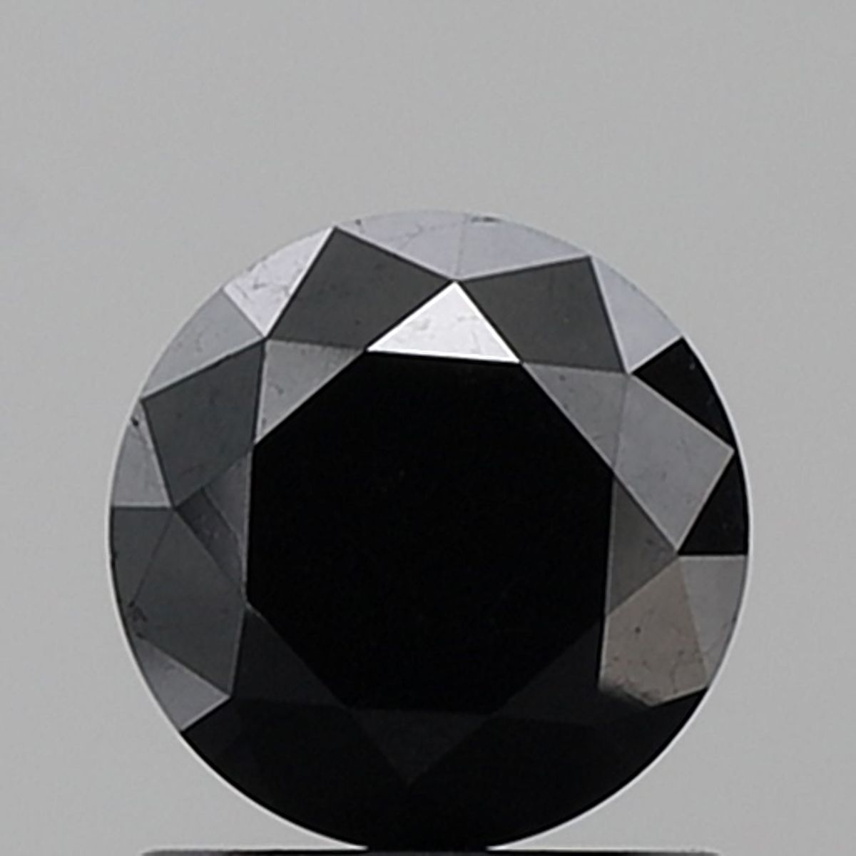 1.26 Carat Round Diamond Fancy Black VVS2
