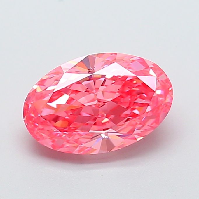3.92 ct. oval Lab Grown Diamond front image