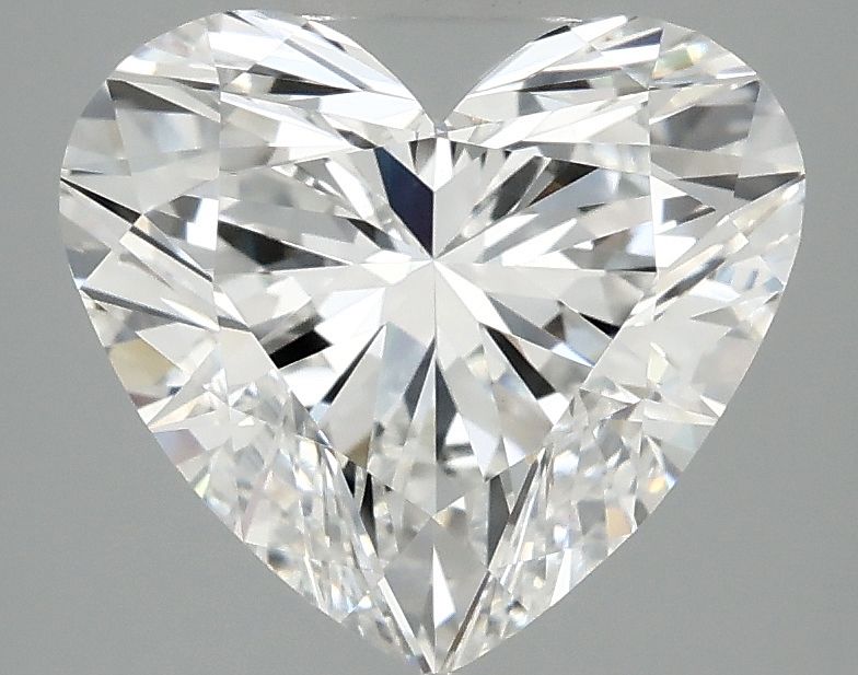 3.08 carat e VVS2 EX Cut IGI heart diamond