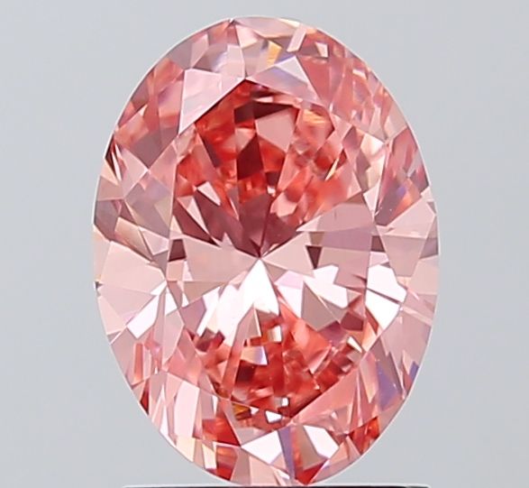 1.63 ct. oval Lab Grown Diamond front image