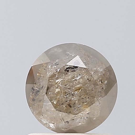 0.81 Carat Round Diamond Salt and Pepper VVS2