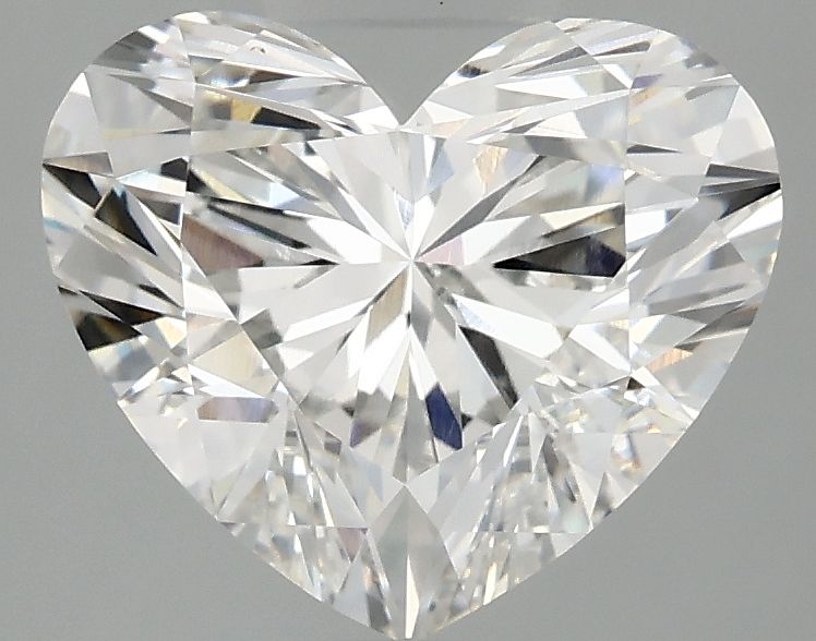 3.08 carat f VS1 EX Cut IGI heart diamond
