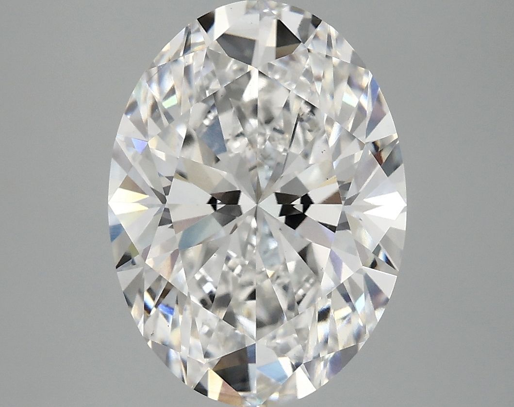 4.10 ct. oval Lab Grown Diamond front image