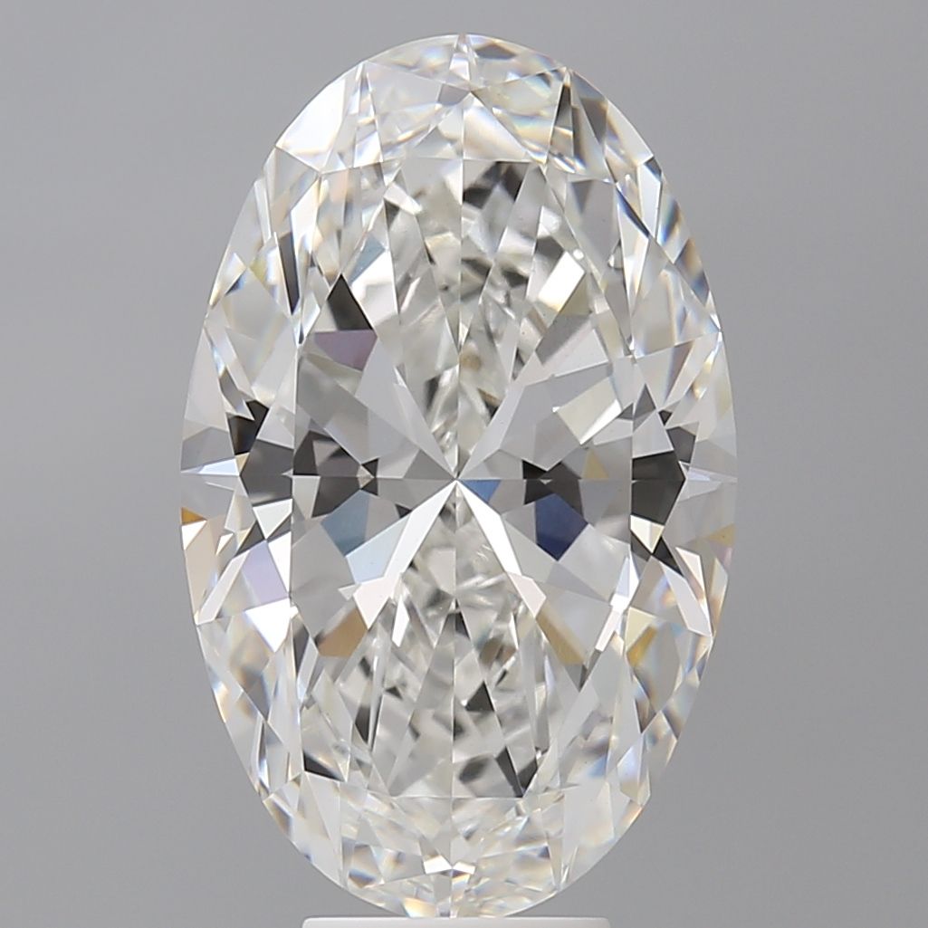 7.60 ct. oval Lab Grown Diamond front image