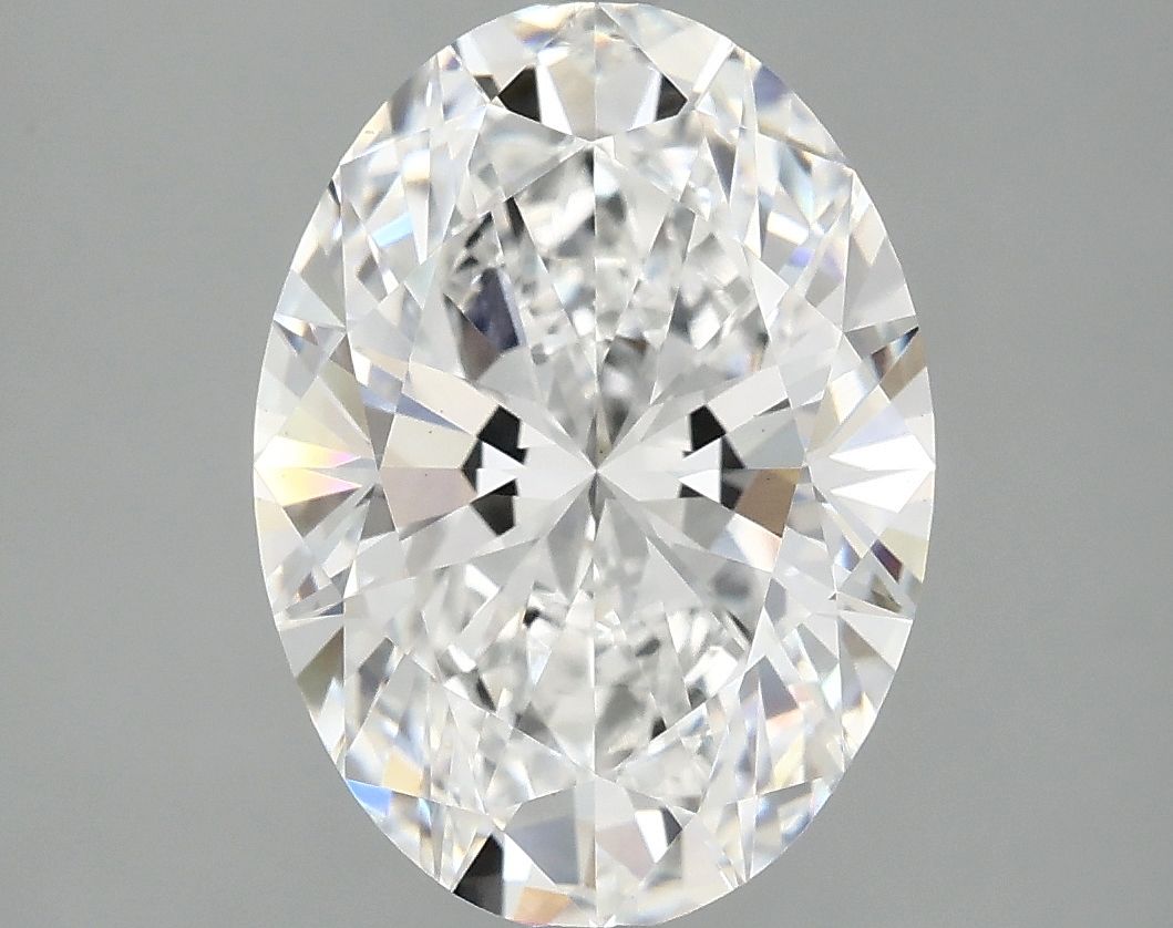 3.95 ct. oval Lab Grown Diamond front image