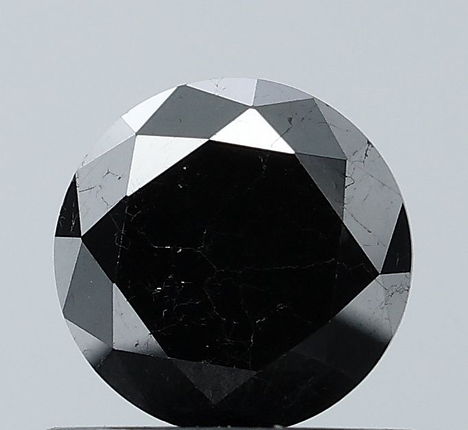 0.81 Carat Round Diamond Black VS2