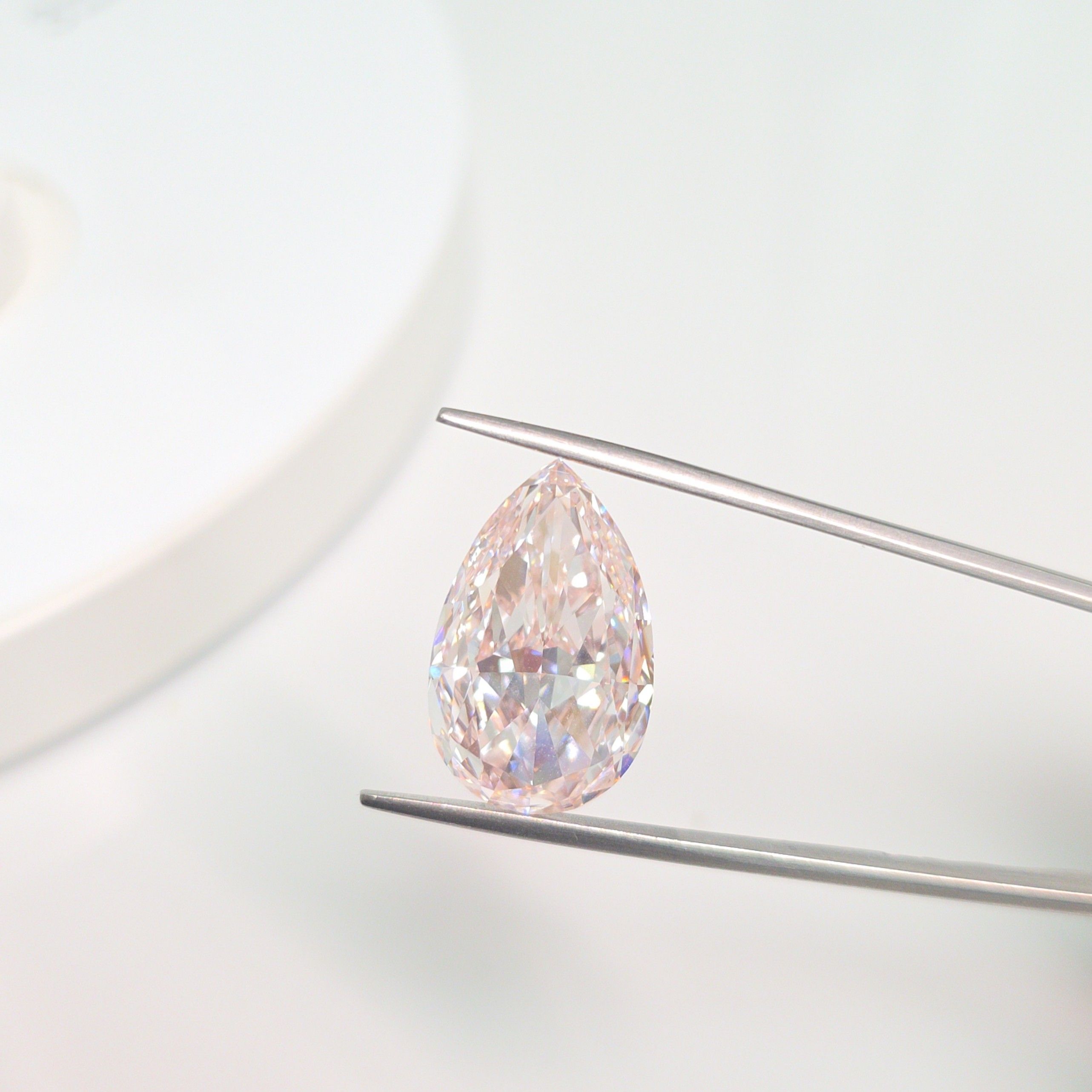 15.16 ct. pear Lab Grown Diamond front image
