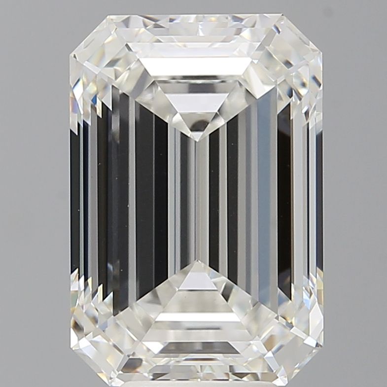7.10 ct. emerald Lab Grown Diamond front image