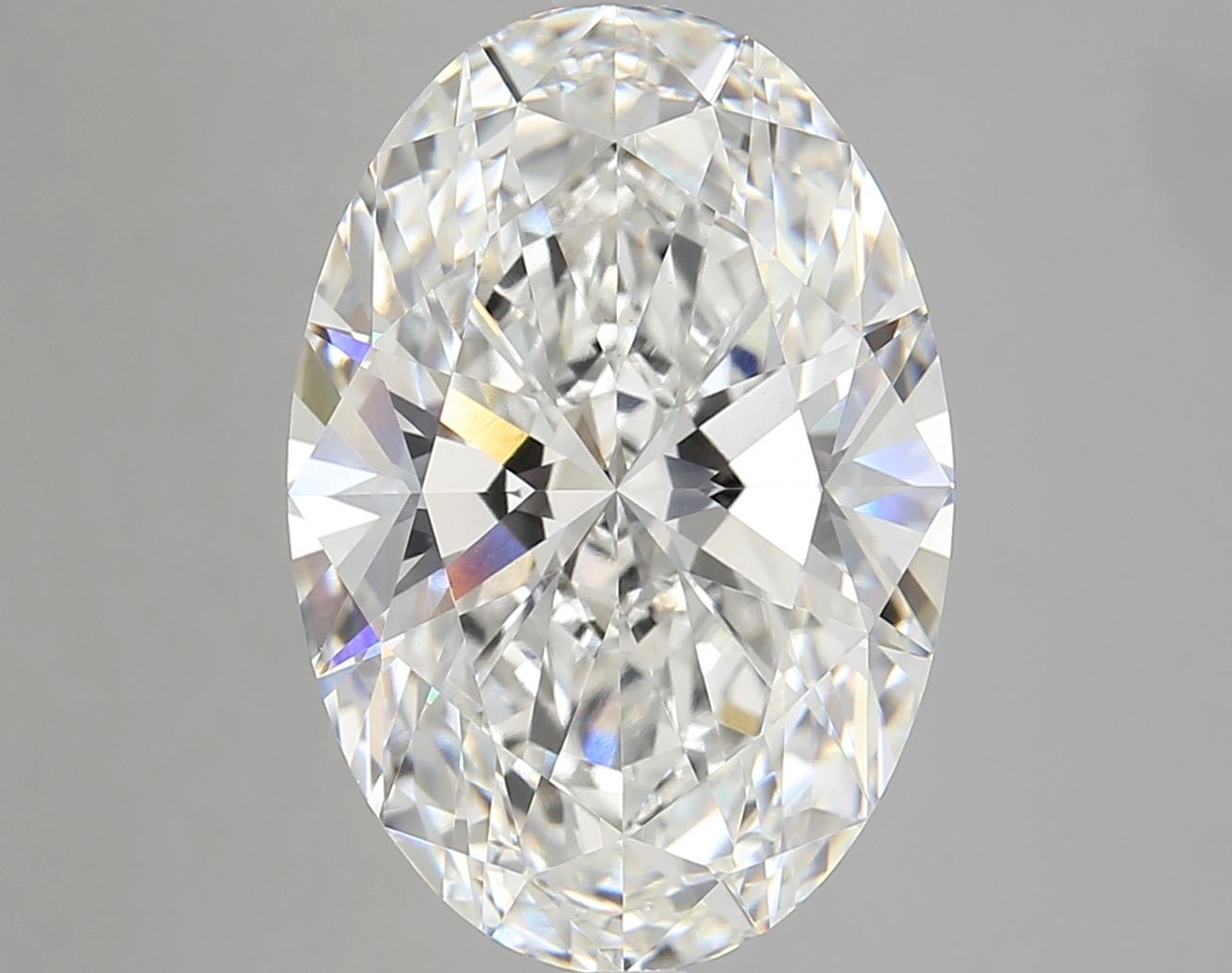 7.05 ct. oval Lab Grown Diamond front image