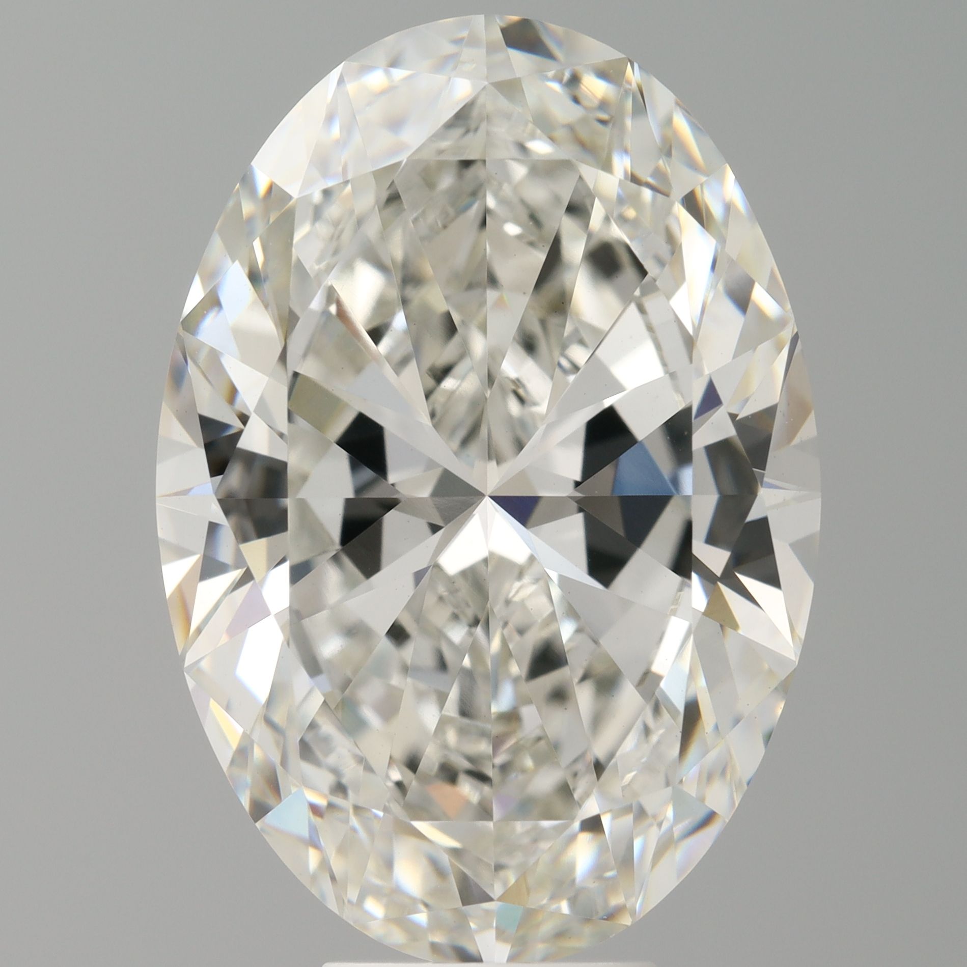 9.06 ct. oval Lab Grown Diamond front image