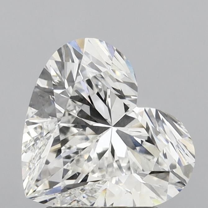 2.47 carat f VS1 EX Cut IGI heart diamond