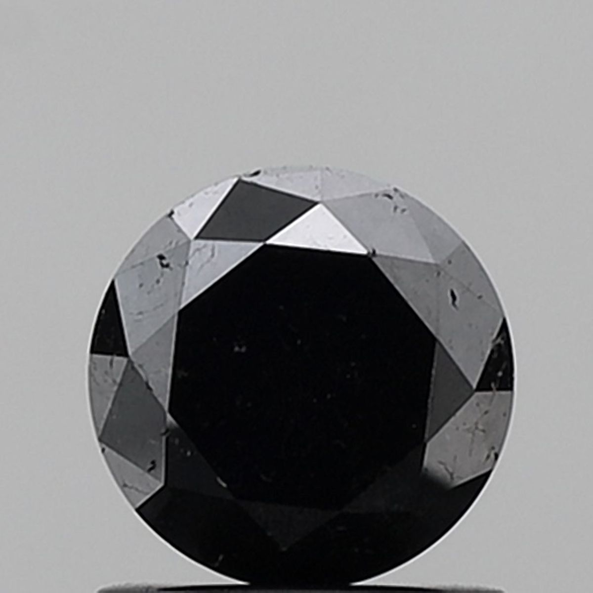 1.21 Carat Round Diamond Fancy Black VS2