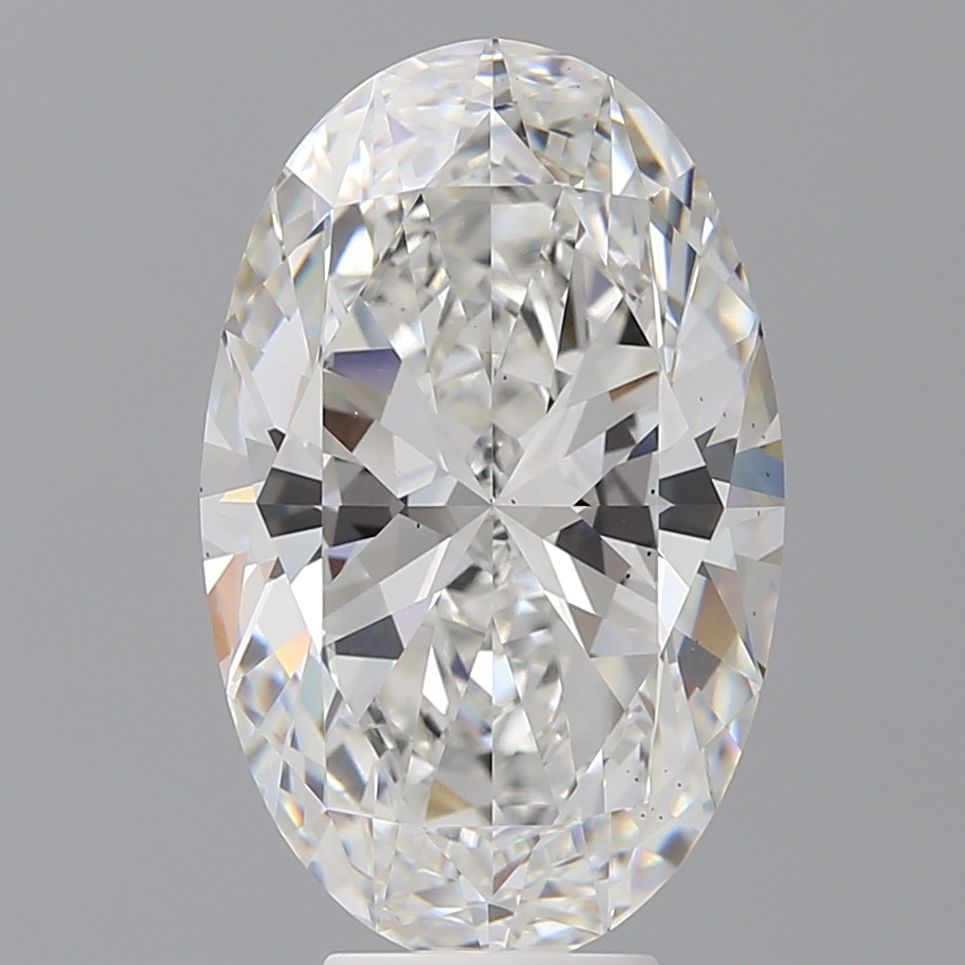 7.02 ct. oval Lab Grown Diamond front image