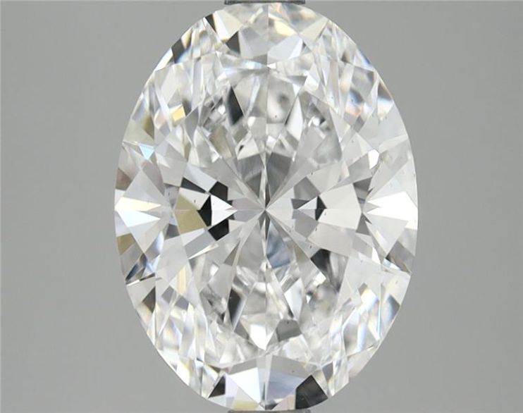 5.77 ct. oval Lab Grown Diamond front image