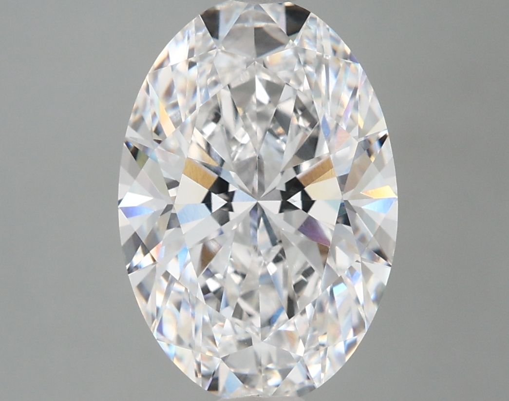 3.85 ct. oval Lab Grown Diamond front image