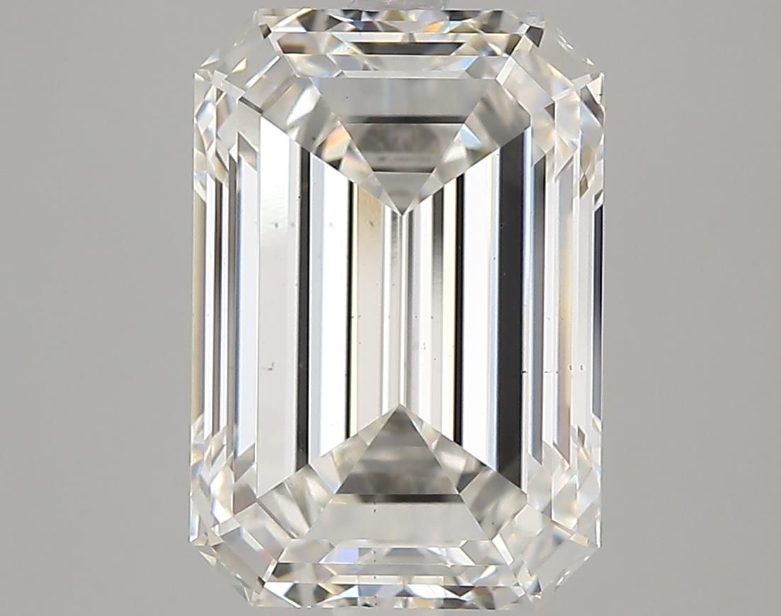 5.63 ct. emerald Lab Grown Diamond front image
