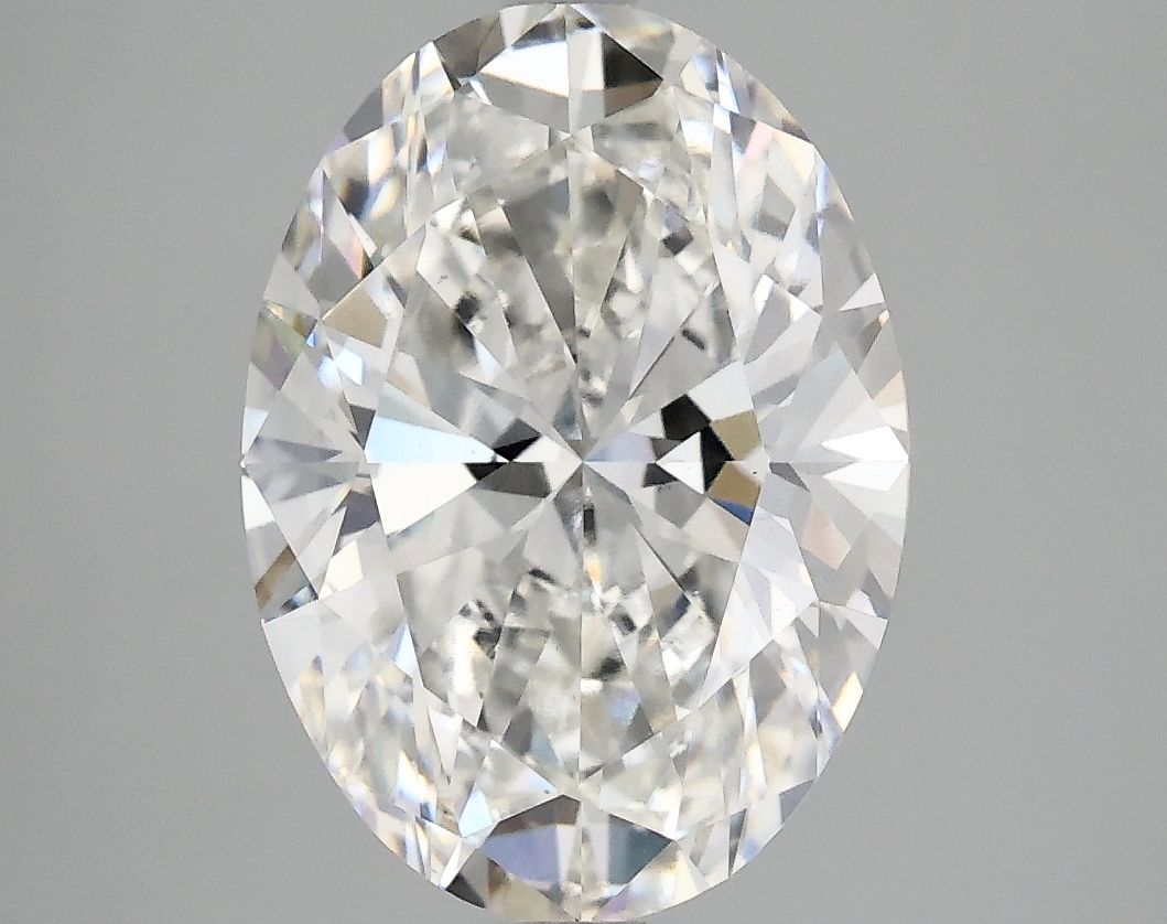 3.95 ct. oval Lab Grown Diamond front image