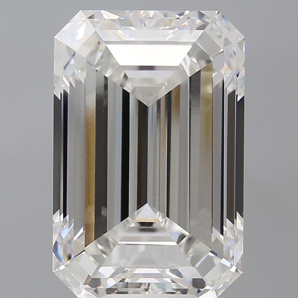 12.42 ct. emerald Lab Grown Diamond front image