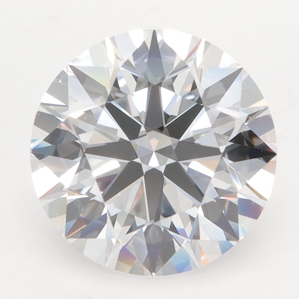 Diament LG okrągły, 5.09 ct, D, VVS2, szlif EX