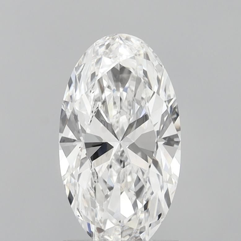 1.63 ct. oval Lab Grown Diamond front image