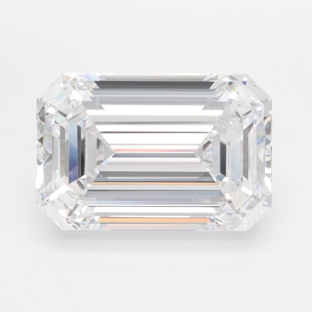 Diament LG szmaragdowy, 4.1 ct, E, IF