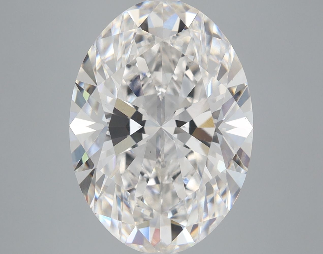 5.61 ct. oval Lab Grown Diamond front image