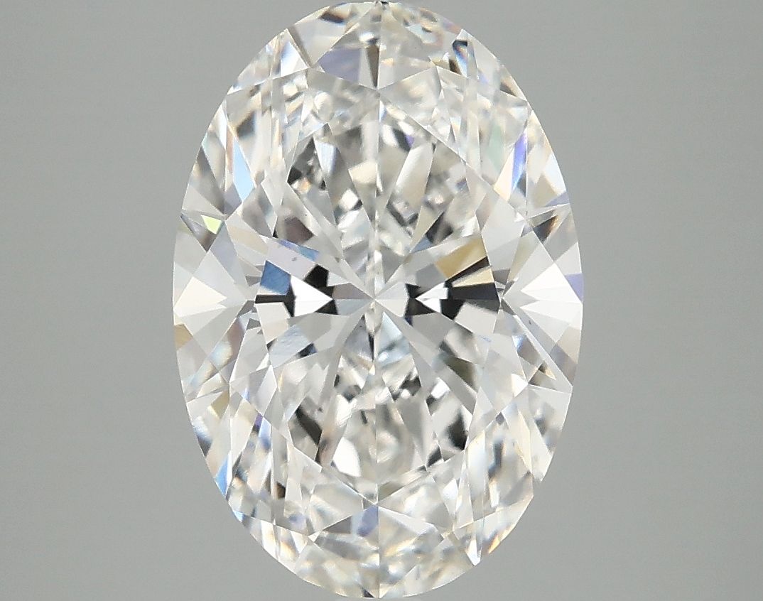 3.70 ct. oval Lab Grown Diamond front image